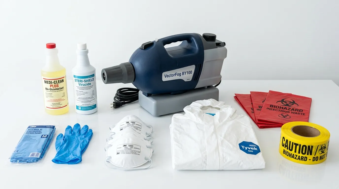 Professional biohazard remediation crew working in Cranberry Township